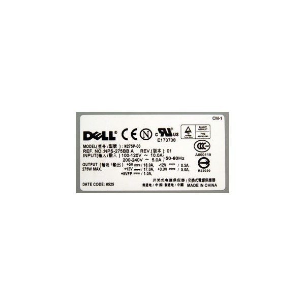 Fuente de Alimentacion de ocasion DELL K8964 serveur-occasion.com