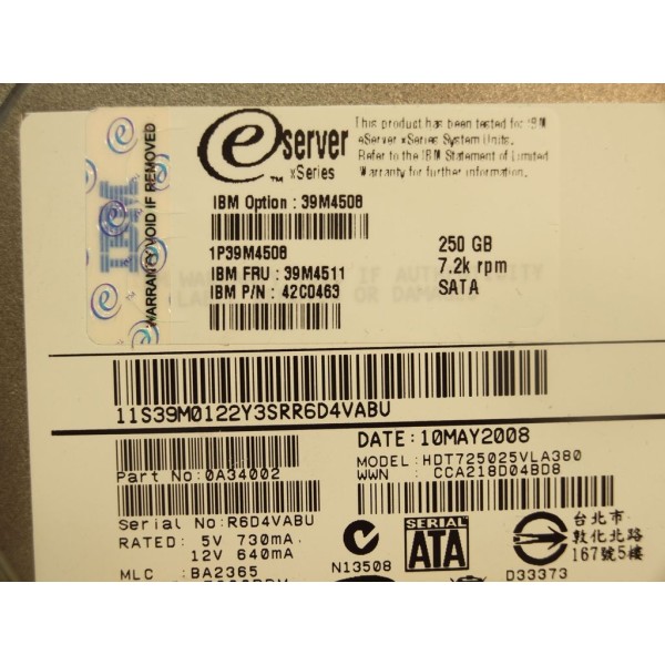 Used disk drive IBM 43C0463 serveur-occasion.com