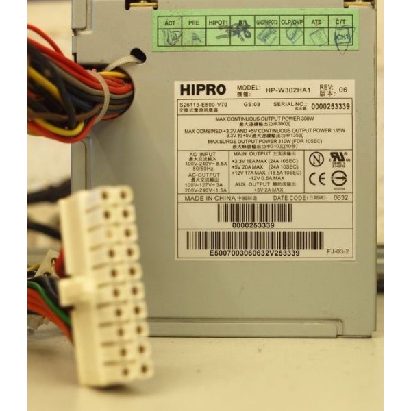 Used Power-Supply FUJITSU S26113-E500-V70-2 serveur-occasion.com