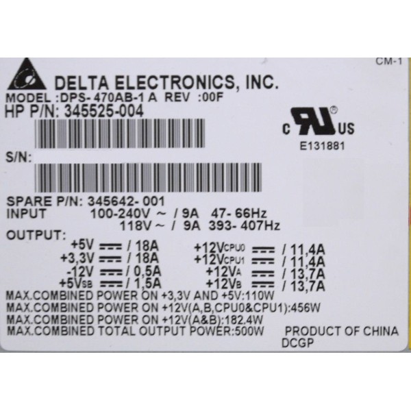 Used Power-Supply HP DPS-470AB-1 serveur-occasion.com