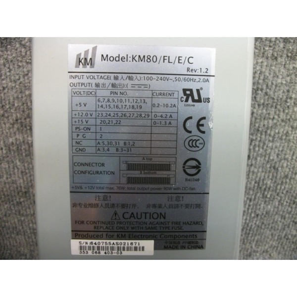 Fuente de Alimentacion de ocasion DELL FW760 serveur-occasion.com