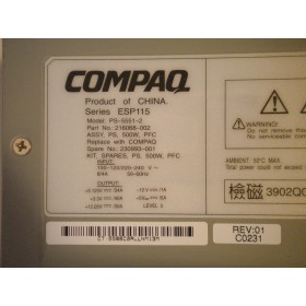 230993-001 ALIMENTATION HP ML370G2-G3 216068-002 ESP115 