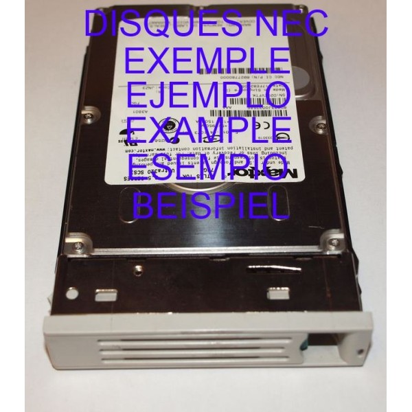 Disk drive NEC 8036340100 SAS 2.5" 15Krpm 72 Gigas