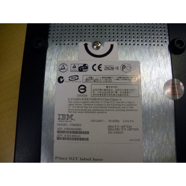 Unidad de cinta usada IBM LTO2 18P7269 serveur-occasion.com