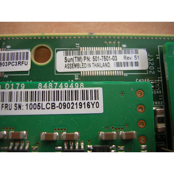 Used Motherboard SUN 501-7501-03 serveur-occasion.com