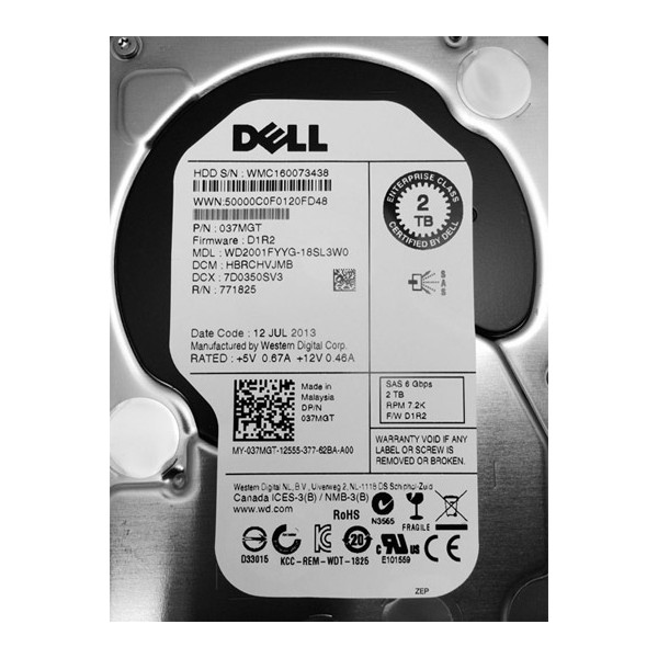 37MGT Disque dur DELL d'occasion