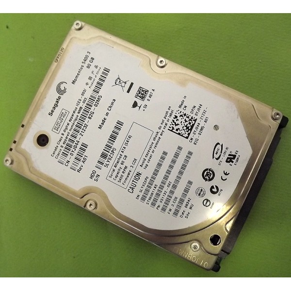 "DELL 0YJ044 80GB 2.5"" HDD | Usado"