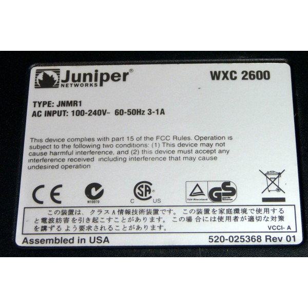 Various Network JUNIPER WXC2600