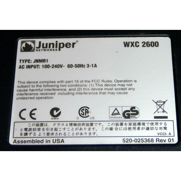 Used diverse network WXC2600 JUNIPER serveur-occasion.com