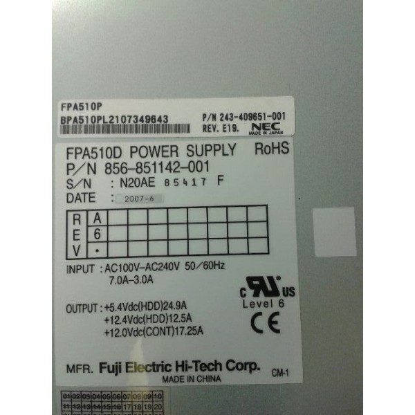Power-Supply NEC FPA510D