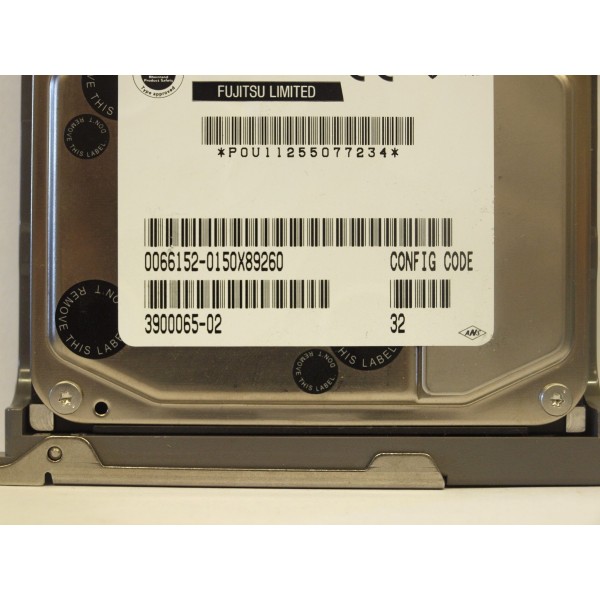 Hard Drive SUN 3900065 SCSI 3.5" 36 Gigas 10 Krpm