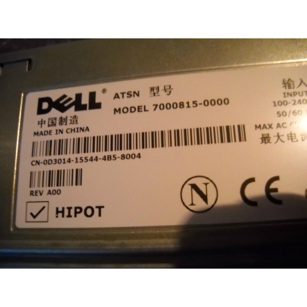Fuente de Alimentacion de ocasion DELL 0D3014 serveur-occasion.com