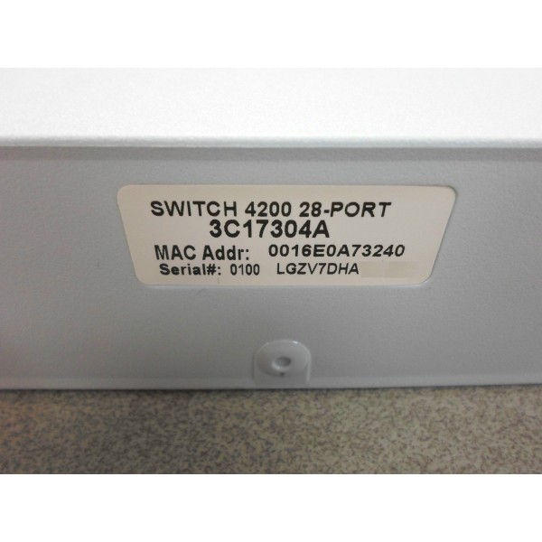 Switch 3COM 1730-410-050-1.00 16 Ports RJ-45 10/100