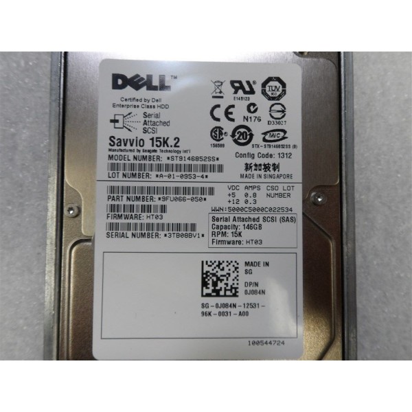 0J084N Disque dur DELL d'occasion