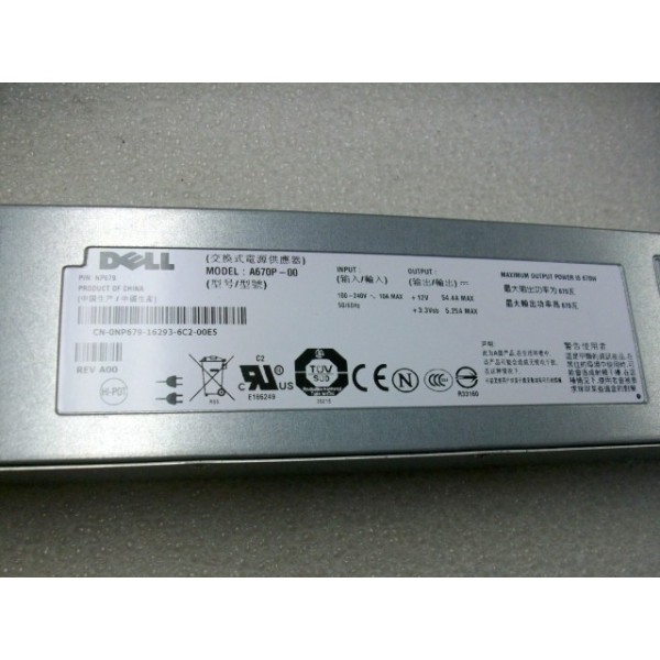 Fuente de Alimentacion de ocasion DELL A670P-00 serveur-occasion.com