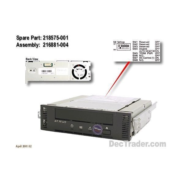 Tape Drive AIT HP 3R-A2407-AA