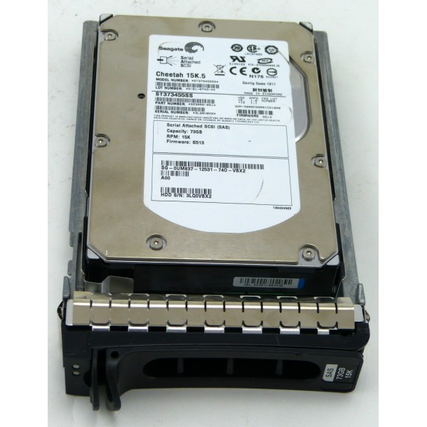 Disque Dur Dell SAS 3.5 15Krpm 72 Gb UM837