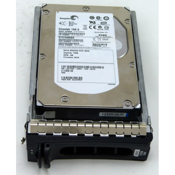 Disque Dur Dell SAS 3.5 15Krpm 72 Gb XT763