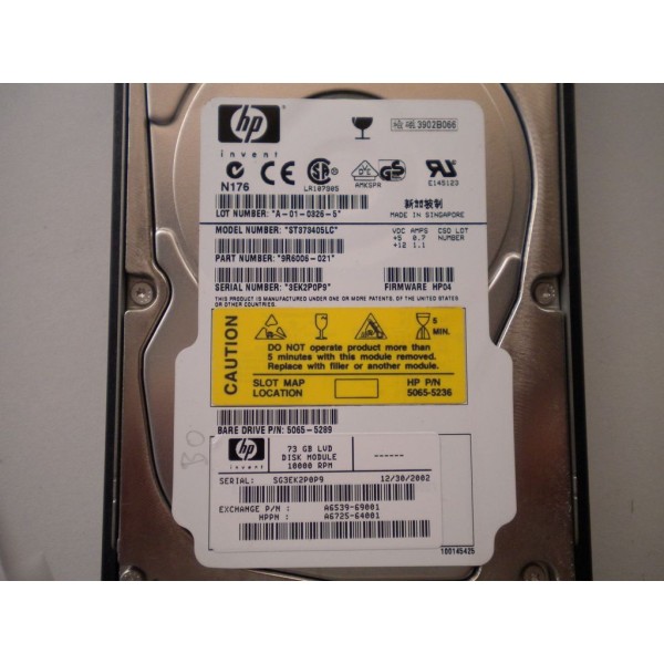 A6539-69001 HP DISK DRIVE  A6725-64001  