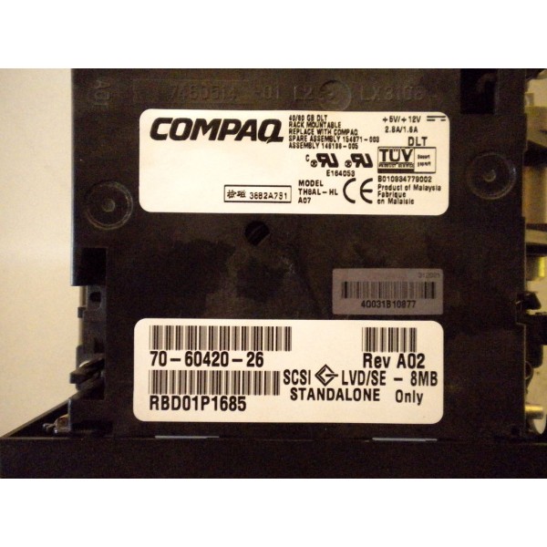 Unidad de cinta usada HP DLT8000 TH8AL-HL serveur-occasion.com