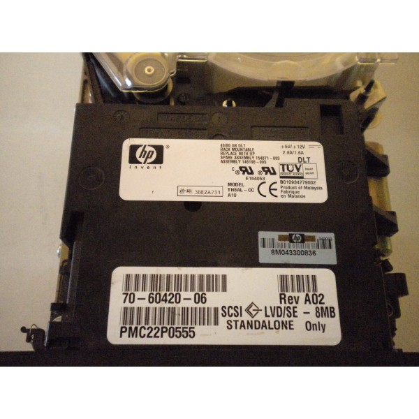 Tape Drive DLT8000 HP 70-60420-06