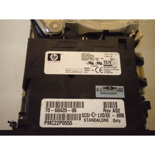 Unidad de cinta usada HP DLT8000 70-60420-06 serveur-occasion.com