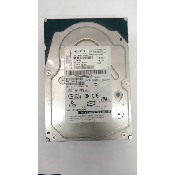 Disque Dur HITACHI SAS 3.5 15Krpm 146 Gb HUS151414VLS300