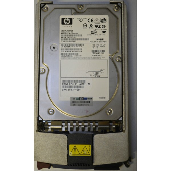 Disque Dur SEAGATE ST3146707LC Scsi 3.5" 10Krpm 146 Gigas