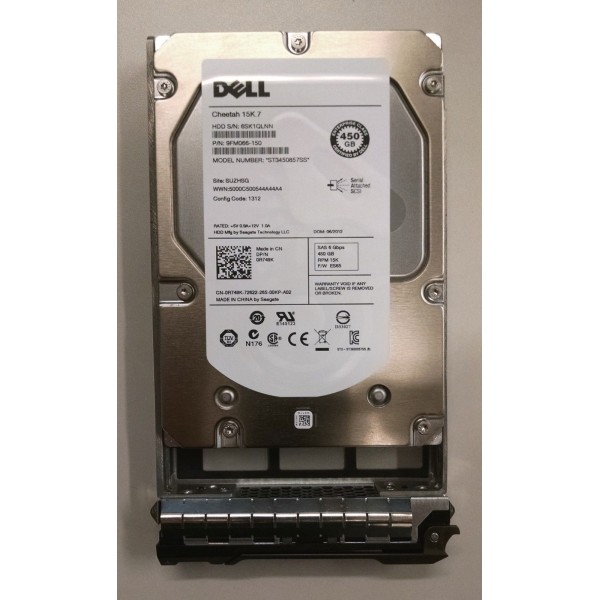Disk drive Dell R749K SAS 3.5" 15Krpm 450 Gigas