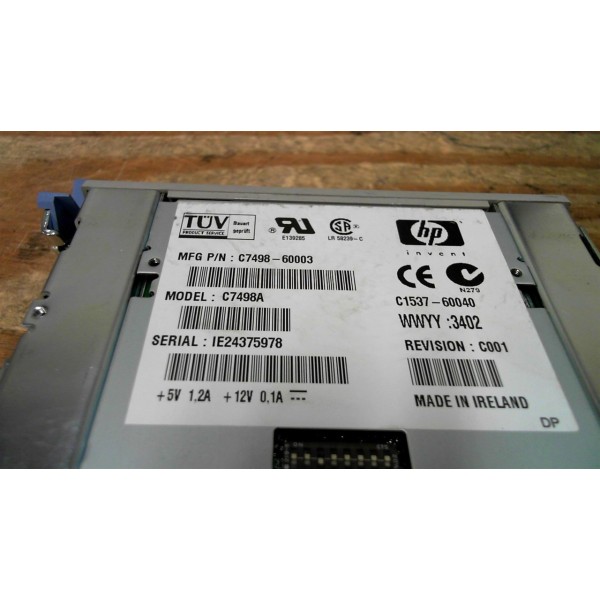 Tape drive DDS3 Hp C7498-60003