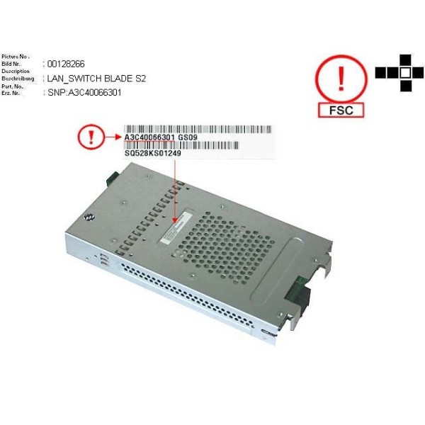 Switch FUJITSU A3C40066301 Blade 0 0