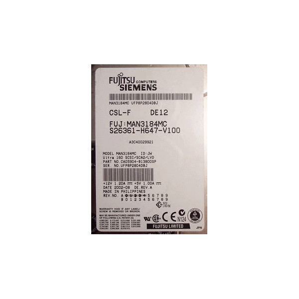 Used disk drive FUJITSU S26361-H647-V100 serveur-occasion.com
