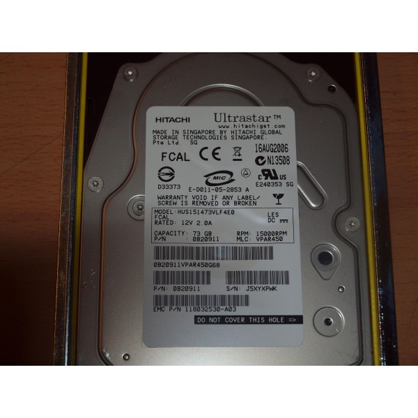 Disque Dur Dell/Emc Fibre 3.5 15Krpm 72 Gb GR470