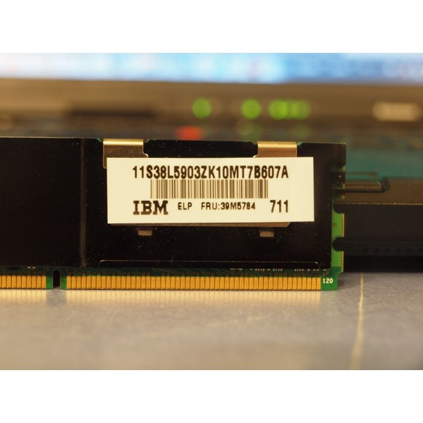 Memory IBM 39M5784 2 Go (2 x 1 Go) DDR2 SDRAM DIMM 240 broches