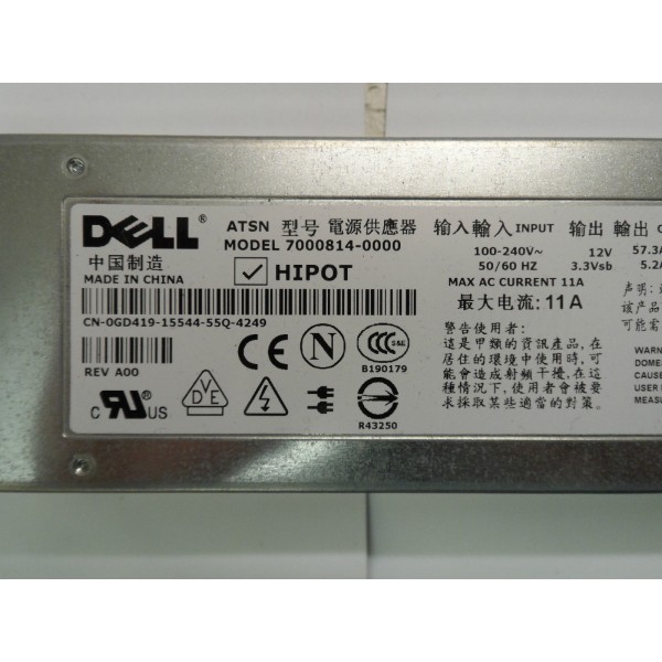 Alimentation DELL Poweredge 2850  7000814-0000