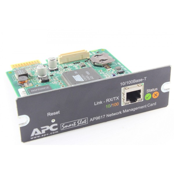 APC SMART UPS AP9617 slot carte de gestion réseau 10/100   