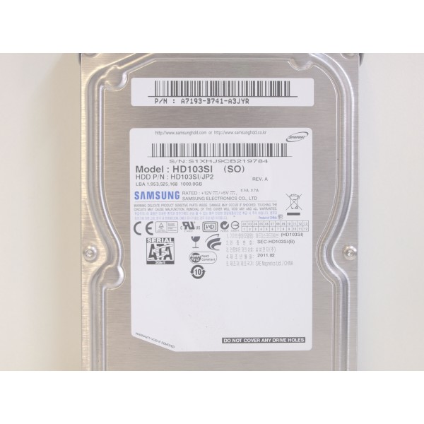 Disque Dur SAMSUNG SATA 3.5 5400 Rpm 1000 Gb A7193-B741