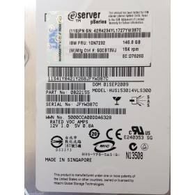 IBM Disk drive 10N7232 146 Gigas SAS 3.5" 15 Krpm