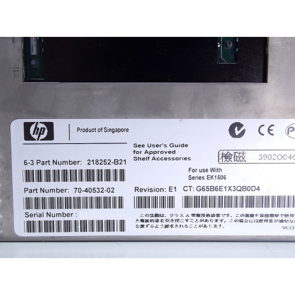 218252-B21 SWITCH HP 70-40532-02 229202-001 FD-63156-01