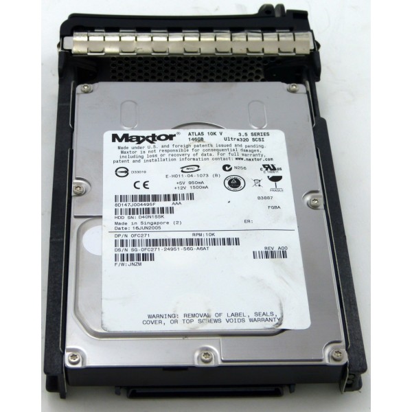 Hard Drive DELL FC271 SCSI 3.5" 146 Gigas 10 Krpm