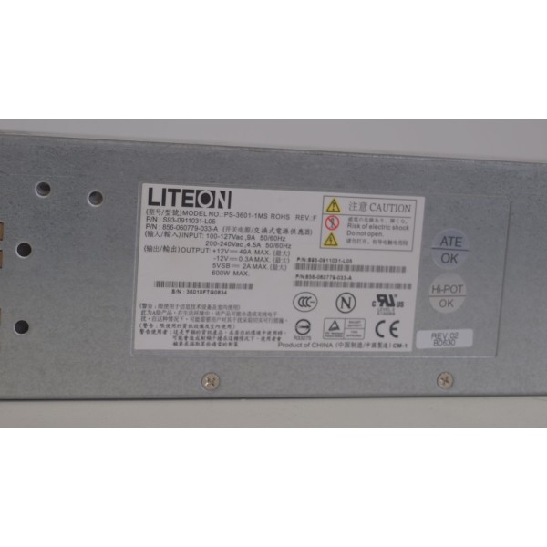 PS-3601-1MS ALIMENTATION NEC NEC EXPRESS 5800 S93-0911030-L05 856-851181-001-A