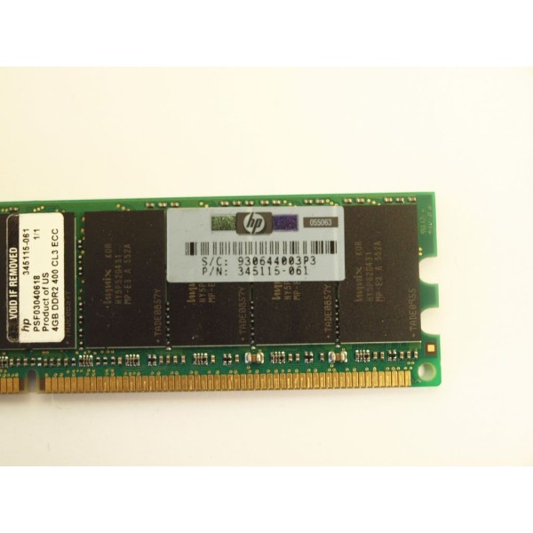 Memoria HP 345115-061 4 Go (1 x 4 Go) DDR2 SDRAM DIMM 240 broches