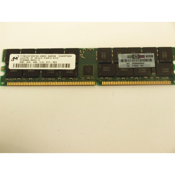 Memoria HP 373030-051 2 Go (1 x 2 Go) DDR2 SDRAM DIMM 240 broches