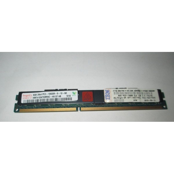 Memoire PC3-10600R 8 Gigas IBM 43X5058