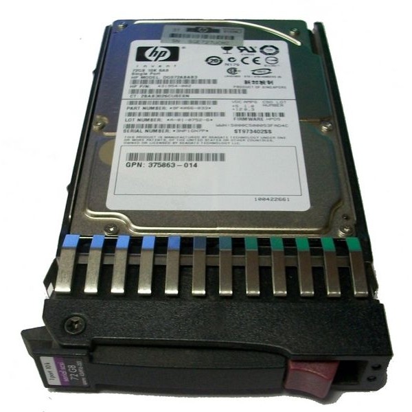 Hard Drive HP 9F4066-033 SAS 2.5" 72 Gigas 10 Krpm