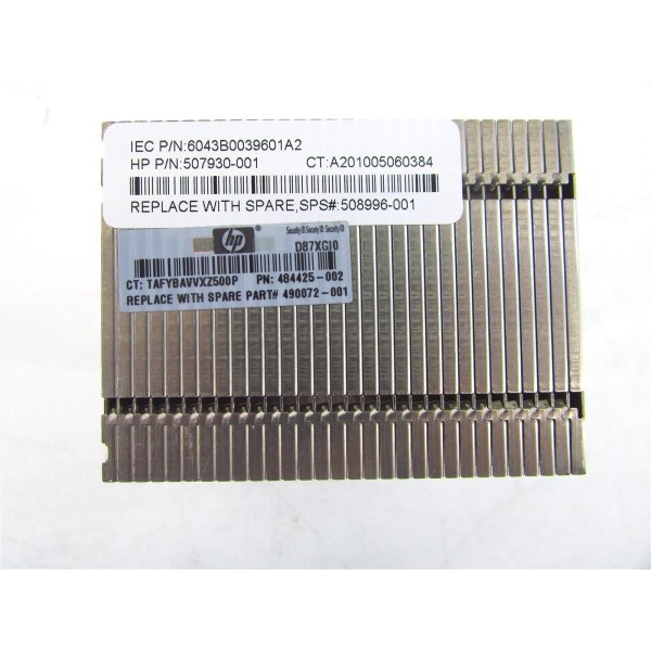 RADIATEURS HP Proliant DL370/ML370 G6 : 508996-001