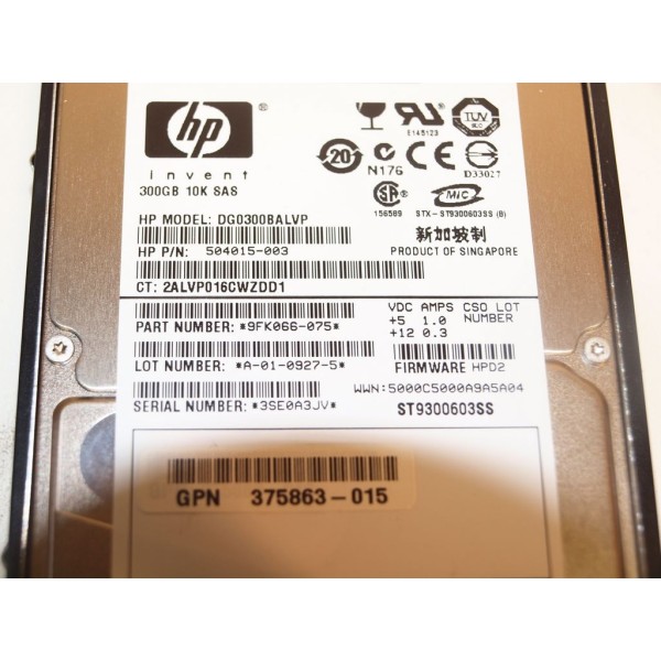 Used disk drive HP 375863-015 serveur-occasion.com