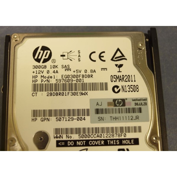 Used disk drive HP 597609-001 serveur-occasion.com