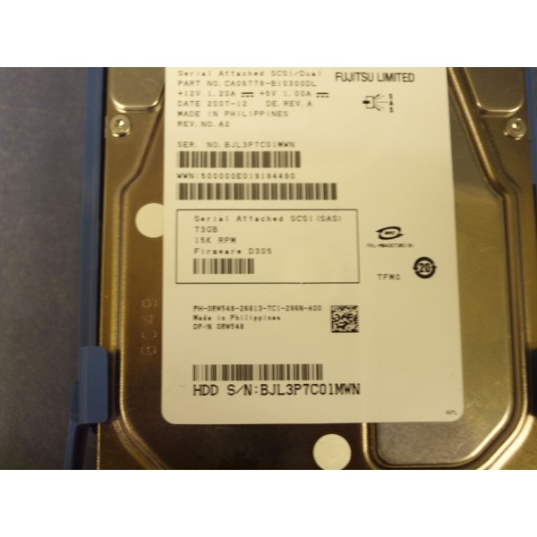 Used disk drive DELL RW548 GJ617 serveur-occasion.com