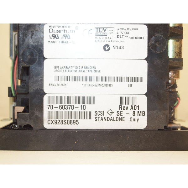 Unidad de cinta usada QUANTUM DLT7000 28L1655 serveur-occasion.com
